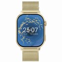 Smartwatch Gravity GT15-7 Różowy Pasek Silikonowy + Złota Bransoleta Gravity