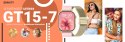 Smartwatch Gravity GT15-7 Różowy Pasek Silikonowy + Złota Bransoleta Gravity