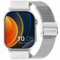 Smartwatch Gravity GT15-8 Szary Pasek Silikonowy + Srebrna Bransoleta Gravity