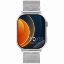 Smartwatch Gravity GT15-8 Szary Pasek Silikonowy + Srebrna Bransoleta Gravity