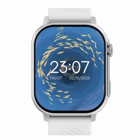 Smartwatch Gravity GT15-8 Szary Pasek Silikonowy + Srebrna Bransoleta Gravity Smartwatch Gravity GT15-8 Szary Pasek Silikonowy + Srebrna Bransoleta Gravity