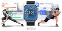 Smartwatch Gravity GT15-9 Czarny Pasek Silikonowy + Srebrna Bransoleta Gravity