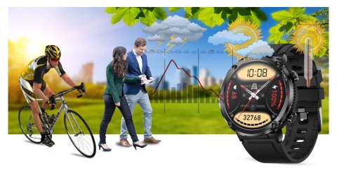 Smartwatch Gravity GT21-2 + Pomarańczowy Pasek Silikonowy Gravity Smartwatch Gravity GT21-2 + Pomarańczowy Pasek Silikonowy Gravity