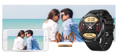 Smartwatch Gravity GT21-2 + Pomarańczowy Pasek Silikonowy Gravity Smartwatch Gravity GT21-2 + Pomarańczowy Pasek Silikonowy Gravity