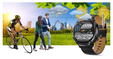 Smartwatch Gravity GT21-3 + Czarny Pasek Silikonowy Gravity Smartwatch Gravity GT21-3 + Czarny Pasek Silikonowy Gravity