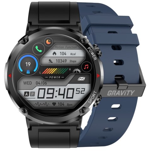 Smartwatch Gravity GT21-5 + Granatowy Pasek Silikonowy Gravity Smartwatch Gravity GT21-5 + Granatowy Pasek Silikonowy Gravity