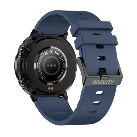 Smartwatch Gravity GT21-5 + Granatowy Pasek Silikonowy Gravity Smartwatch Gravity GT21-5 + Granatowy Pasek Silikonowy Gravity