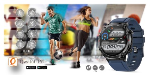 Smartwatch Gravity GT21-5 + Granatowy Pasek Silikonowy Gravity Smartwatch Gravity GT21-5 + Granatowy Pasek Silikonowy Gravity