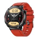 Smartwatch Gravity GT21-6 + Czerwony Pasek Silikonowy Gravity