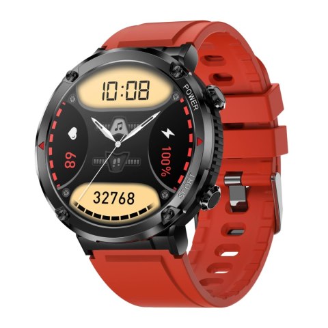 Smartwatch Gravity GT21-6 + Czerwony Pasek Silikonowy Gravity Smartwatch Gravity GT21-6 + Czerwony Pasek Silikonowy Gravity