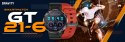 Smartwatch Gravity GT21-6 + Czerwony Pasek Silikonowy Gravity