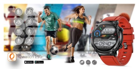 Smartwatch Gravity GT21-6 + Czerwony Pasek Silikonowy Gravity Smartwatch Gravity GT21-6 + Czerwony Pasek Silikonowy Gravity