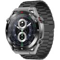 Smartwatch Veltori VT100-1 + Czarny Pasek Silikonowy + Czarny Eko Skóra VELTORI