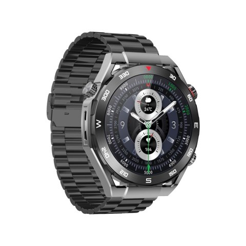 Smartwatch Veltori VT100-1 + Czarny Pasek Silikonowy + Czarny Eko Skóra VELTORI Smartwatch Veltori VT100-1 + Czarny Pasek Silikonowy + Czarny Eko Skóra VELTORI