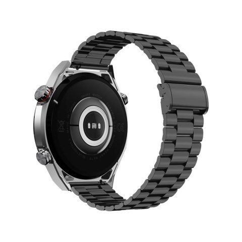 Smartwatch Veltori VT100-1 + Czarny Pasek Silikonowy + Czarny Eko Skóra VELTORI Smartwatch Veltori VT100-1 + Czarny Pasek Silikonowy + Czarny Eko Skóra VELTORI