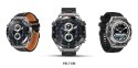 Smartwatch Veltori VT100-1 + Czarny Pasek Silikonowy + Czarny Eko Skóra VELTORI