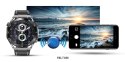 Smartwatch Veltori VT100-1 + Czarny Pasek Silikonowy + Czarny Eko Skóra VELTORI