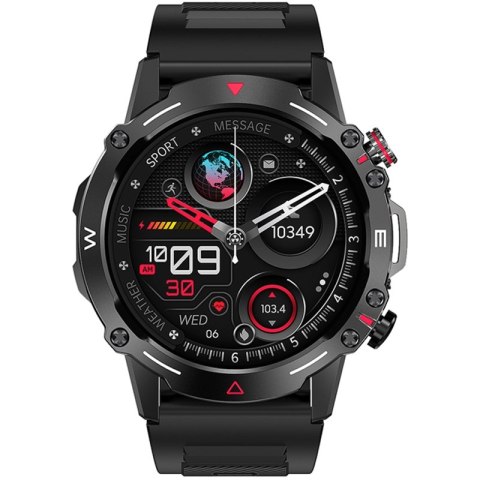 Smartwatch Veltori VT110-1 Czarny Pasek Silikonowy VELTORI Smartwatch Veltori VT110-1 Czarny Pasek Silikonowy VELTORI