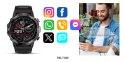 Smartwatch Veltori VT110-1 Czarny Pasek Silikonowy VELTORI