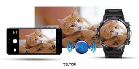 Smartwatch Veltori VT110-1 Czarny Pasek Silikonowy VELTORI Smartwatch Veltori VT110-1 Czarny Pasek Silikonowy VELTORI