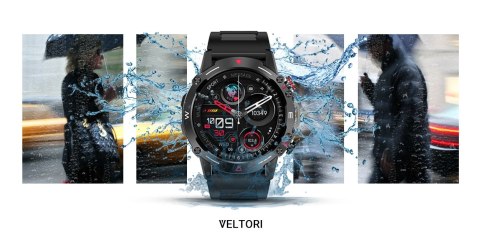 Smartwatch Veltori VT110-1 Czarny Pasek Silikonowy VELTORI Smartwatch Veltori VT110-1 Czarny Pasek Silikonowy VELTORI