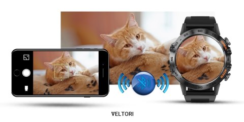 Smartwatch Veltori VT120-1 Czarny Pasek Silikonowy VELTORI Smartwatch Veltori VT120-1 Czarny Pasek Silikonowy VELTORI