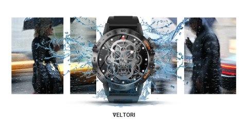 Smartwatch Veltori VT120-1 Czarny Pasek Silikonowy VELTORI Smartwatch Veltori VT120-1 Czarny Pasek Silikonowy VELTORI