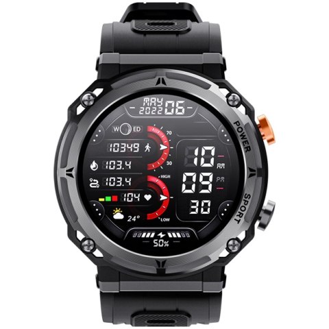 Smartwatch Veltori VT130-1 Czarny Pasek Silikonowy VELTORI Smartwatch Veltori VT130-1 Czarny Pasek Silikonowy VELTORI