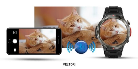 Smartwatch Veltori VT140-1 Czarny Pasek Silikonowy VELTORI Smartwatch Veltori VT140-1 Czarny Pasek Silikonowy VELTORI