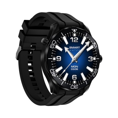 Smartwatch Veltori VT150-1 Czarny Pasek Silikonowy + Czarna Bransoleta VELTORI Smartwatch Veltori VT150-1 Czarny Pasek Silikonowy + Czarna Bransoleta VELTORI