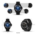 Smartwatch Veltori VT150-1 Czarny Pasek Silikonowy + Czarna Bransoleta VELTORI