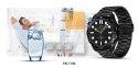 Smartwatch Veltori VT150-1 Czarny Pasek Silikonowy + Czarna Bransoleta VELTORI