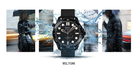 Smartwatch Veltori VT150-1 Czarny Pasek Silikonowy + Czarna Bransoleta VELTORI Smartwatch Veltori VT150-1 Czarny Pasek Silikonowy + Czarna Bransoleta VELTORI