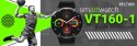 Smartwatch Veltori VT160-1 Czarny Pasek Silikonowy VELTORI