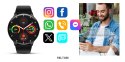 Smartwatch Veltori VT160-1 Czarny Pasek Silikonowy VELTORI