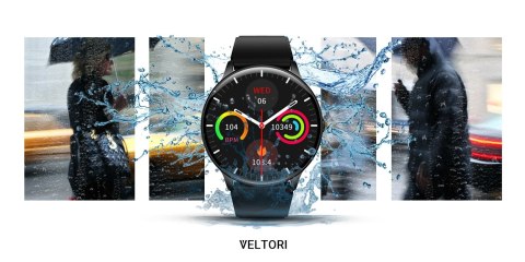 Smartwatch Veltori VT160-1 Czarny Pasek Silikonowy VELTORI Smartwatch Veltori VT160-1 Czarny Pasek Silikonowy VELTORI