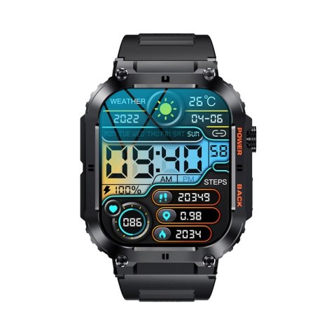 Smartwatch Veltori VT200-1 Czarny Pasek Silikonowy VELTORI Smartwatch Veltori VT200-1 Czarny Pasek Silikonowy VELTORI