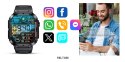 Smartwatch Veltori VT200-1 Czarny Pasek Silikonowy VELTORI