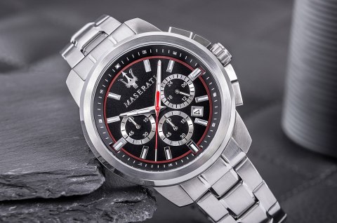 Zegarek Męski Maserati Successo R8873621009 + BOX Maserati Zegarek Męski Maserati Successo R8873621009 + BOX Maserati