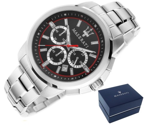 Zegarek Męski Maserati Successo R8873621009 + BOX Maserati Zegarek Męski Maserati Successo R8873621009 + BOX Maserati