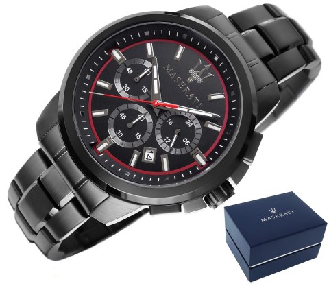 Zegarek Męski Maserati Successo R8873621014 + BOX Maserati Zegarek Męski Maserati Successo R8873621014 + BOX Maserati