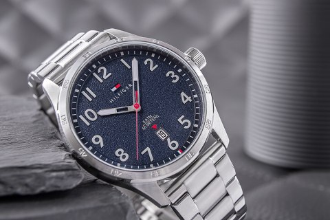 Zegarek Męski Tommy Hilfiger Forrest 1710563 + BOX Tommy Hilfiger Zegarek Męski Tommy Hilfiger Forrest 1710563 + BOX Tommy Hilfiger