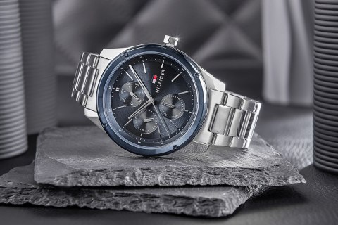 Zegarek Męski Tommy Hilfiger Tyler 1710532 + BOX Tommy Hilfiger Zegarek Męski Tommy Hilfiger Tyler 1710532 + BOX Tommy Hilfiger