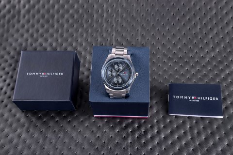 Zegarek Męski Tommy Hilfiger Tyler 1710532 + BOX Tommy Hilfiger Zegarek Męski Tommy Hilfiger Tyler 1710532 + BOX Tommy Hilfiger