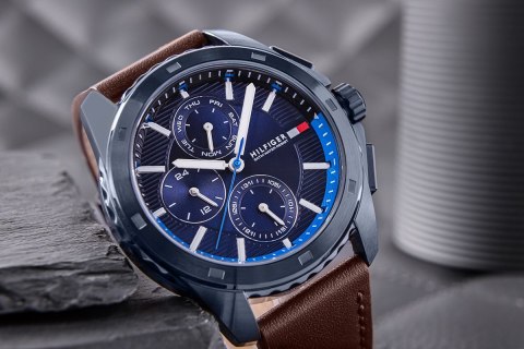 Zegarek Męski Tommy Hilfiger Walker 1710632 + BOX Tommy Hilfiger Zegarek Męski Tommy Hilfiger Walker 1710632 + BOX Tommy Hilfiger