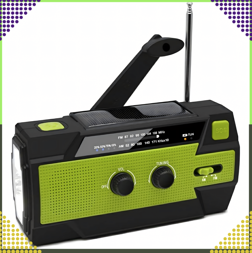 Radio solarne z powerbankiem 4000 mAh — niezawodna pomoc w każdej sytuacji Dlaczego warto mieć takie radio?